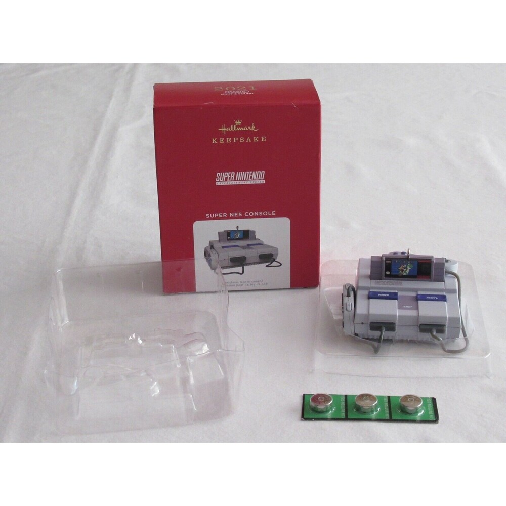 READ* 2021 Hallmark SuperMarioWorld Nintendo Console Ornament Magic Light Sound - Picture 2 of 12